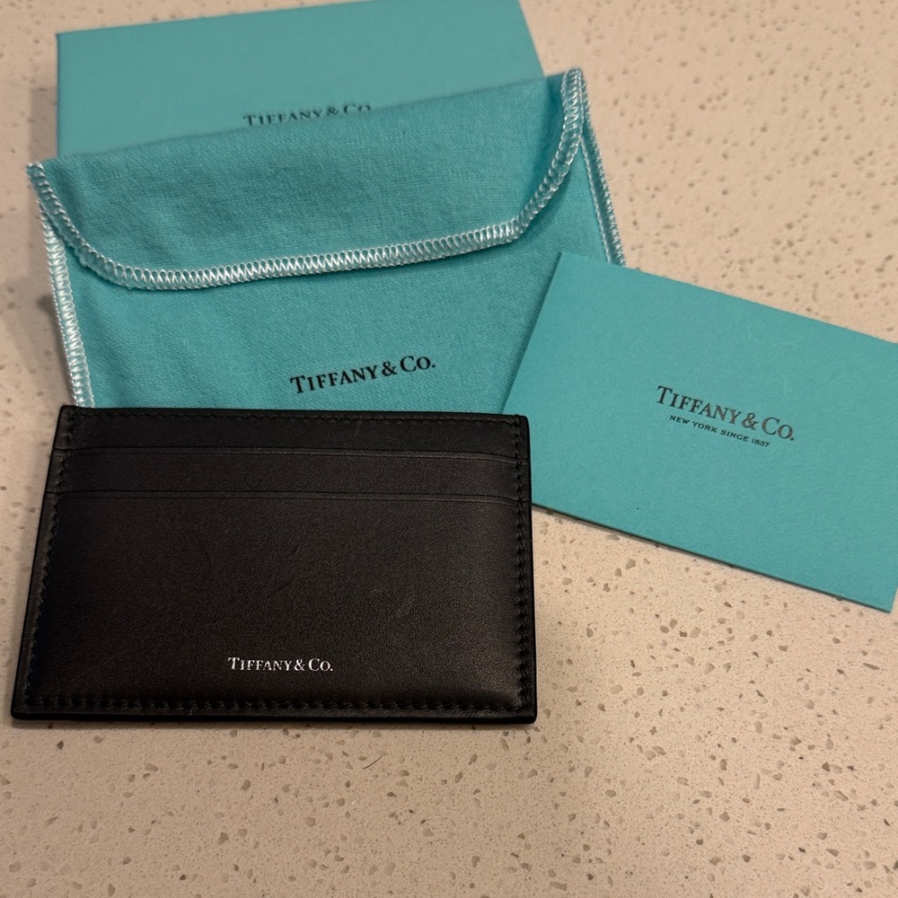 Tiffany & Co. Black Card Holder